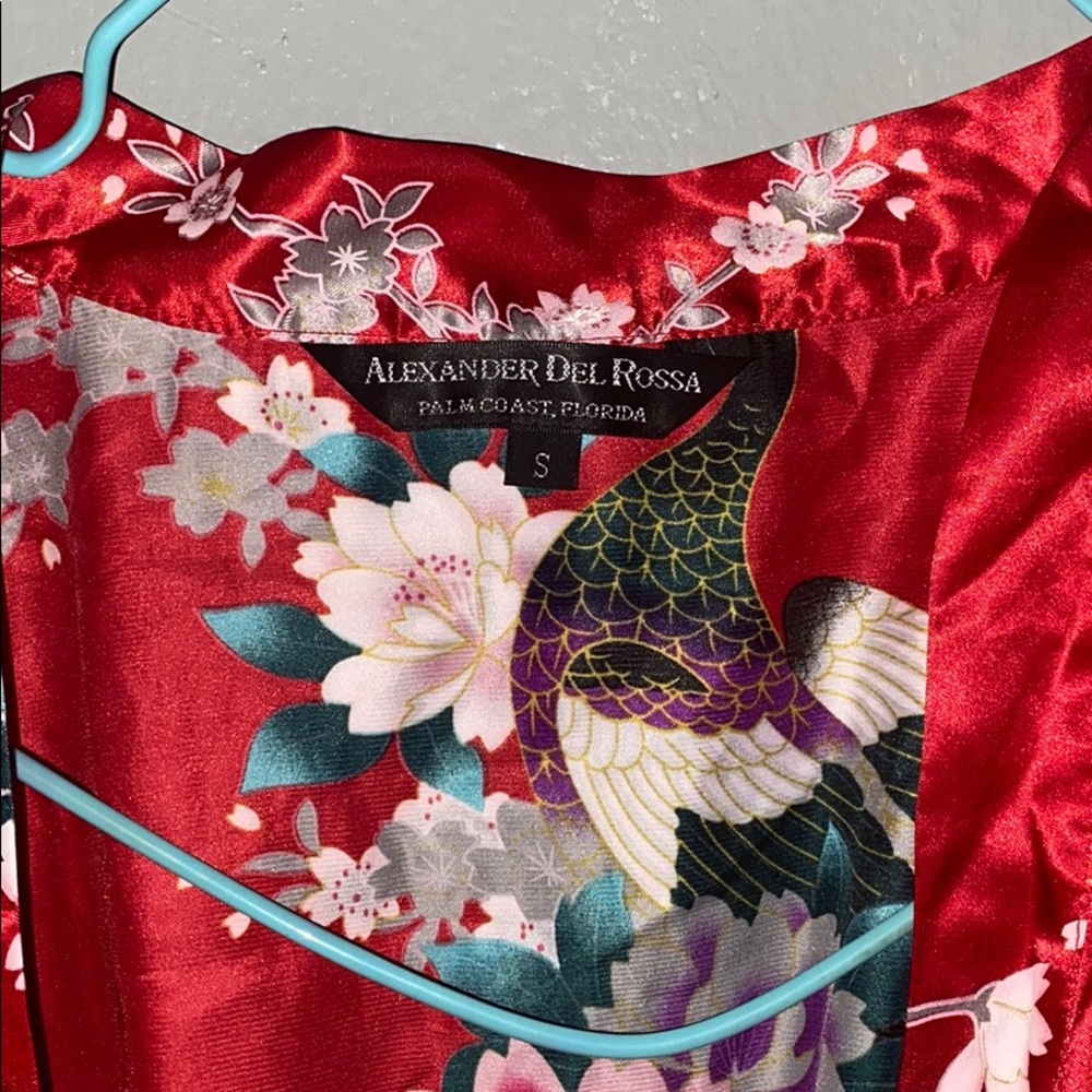 Silk robe